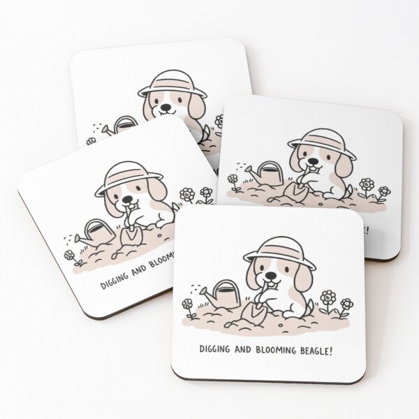 Item preview, Digging Beagle: Gardening Adventures in Bloom designed and sold by yuxin2009.