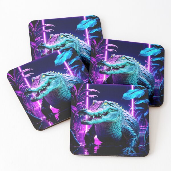 Item preview, Neon Crocodile Encounter designed and sold by Exodoi.