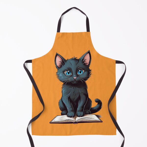 Item preview, Black cat laying on book  designed and sold by Robertworkshop.