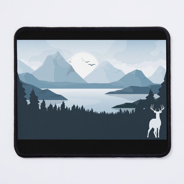 Artikelvorschau, Natürliche Landschaft mit Bergen und See - malerische Schönheit und Ruhe entworfen und verkauft von kiradreamshop.