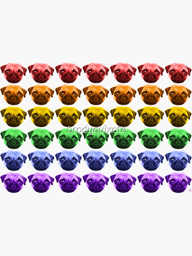 Gay Pride Pug LGBT Dog Sunglasses  Poster for Sale by brodyquixote