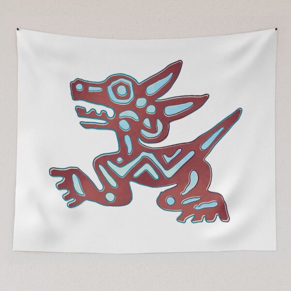 Item preview, Mexican red dog flat stamp design designed and sold by DaveDanchuk.