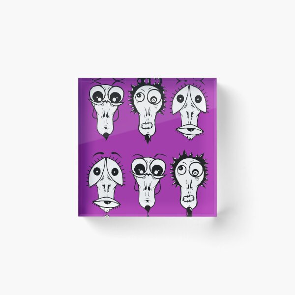 Item preview, Faces of Craziness designed and sold by Pluto Please.
