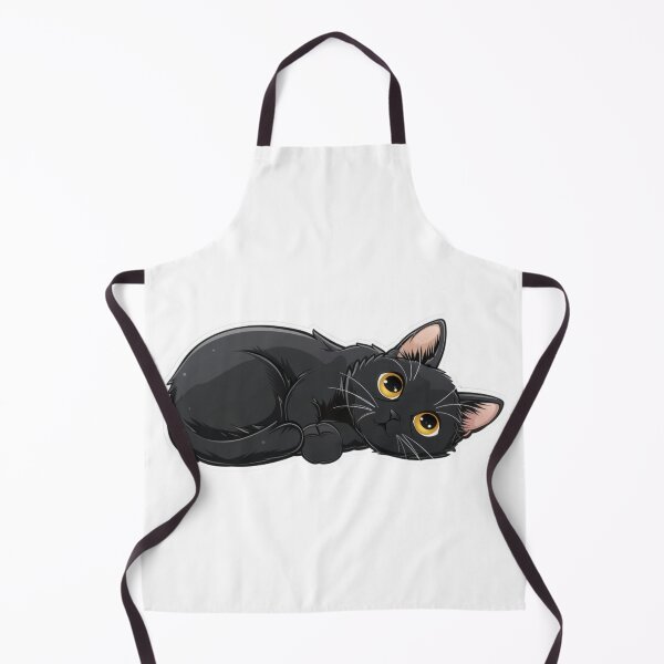 Item preview, Black Cat Laying on Its Side, A Cozy and Serene Feline Portrait designed and sold by tjnextgen99.