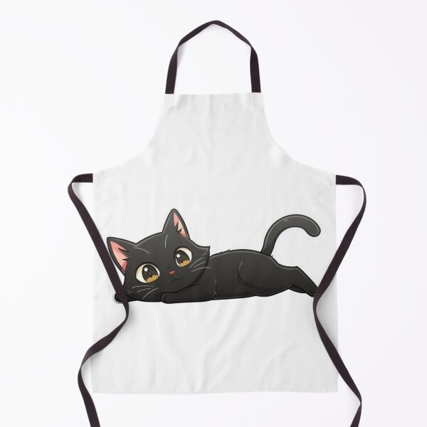 Item preview, Cute Black Cat Laying on Its Side, Capturing Feline Grace and Serenity designed and sold by tjnextgen99.