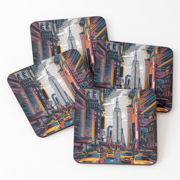 Item preview, A Digital Pop Art Travel of New York City New York designed and sold by PaintedPixels01.