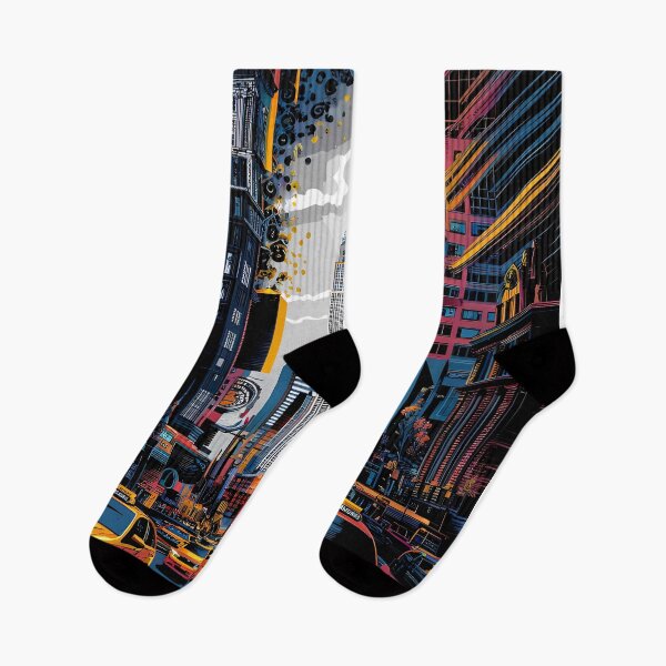 Item preview, A Digital Pop Art Travel of New York City New York designed and sold by PaintedPixels01.