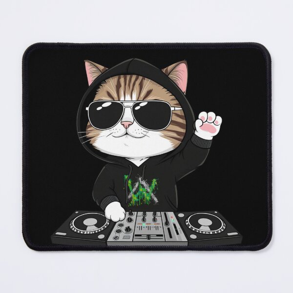 Item preview, cat dj designed and sold by plastikwatu.