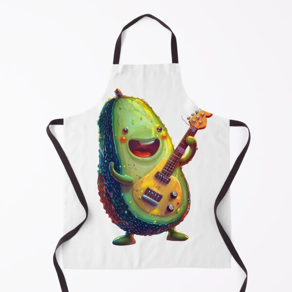 Item preview, Avocada Plushie with a guitar pit designed and sold by PCGDrawing.