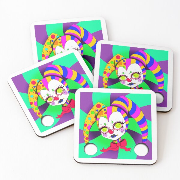 Item preview, Hypno Clown Girl designed and sold by CarrionRosesArt.