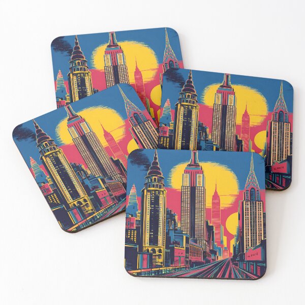 Item preview, A Digital Pop Art Travel of New York City New York designed and sold by PaintedPixels01.