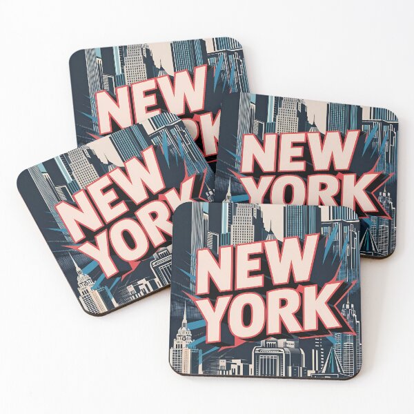 Item preview, A Digital Pop Art Travel of New York City New York designed and sold by PaintedPixels01.