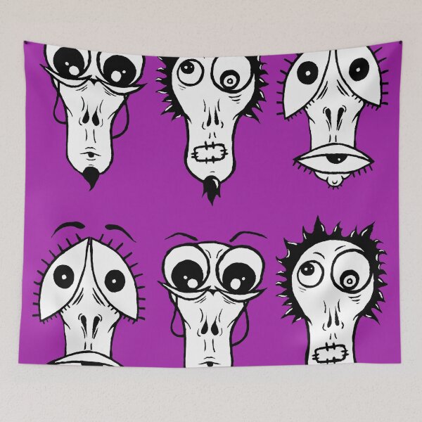 Item preview, Faces of Craziness designed and sold by Pluto Please.