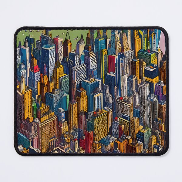Item preview, A Digital Pop Art Travel of City designed and sold by PaintedPixels01.