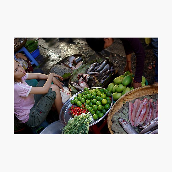 The Russain Market Photographic Print