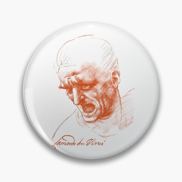 Item preview, Study of head by Leonardo da vinci designed and sold by PocketRoom.