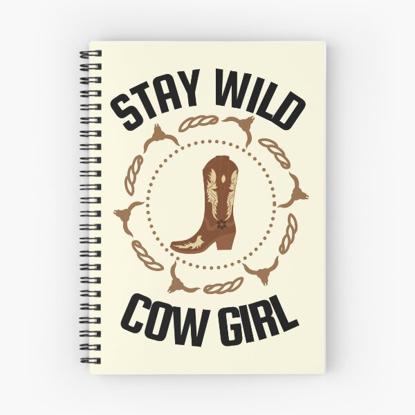 Item preview, STAY WILD ,COW GIRL ,WEST WOOD designed and sold by AnimalsArts21.