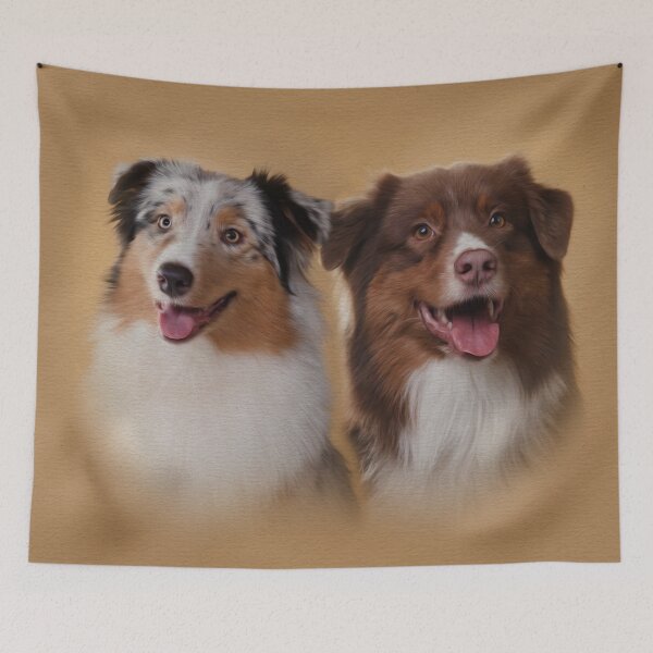 Item preview, Australian Shepherd  Aussie dogs designed and sold by k9printart.