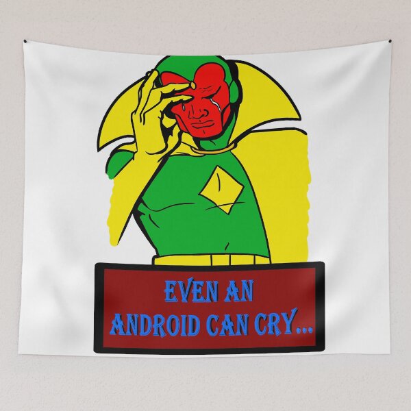 Item preview, Android Cry designed and sold by badwolf3777.