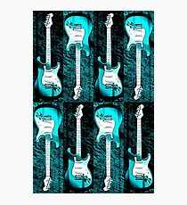 Turquoise Stratocaster - Electric Guitar #5 Photographic Print