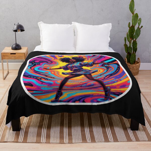 Item preview, MUJER NEGRA BAILANDO, COLORES VIBRANTES designed and sold by larissa-myrie.