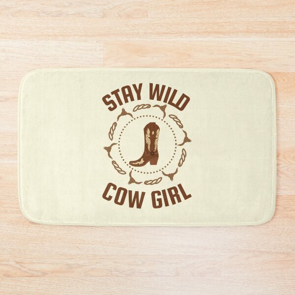 Item preview,  STAY WILD ,COW GIRL ,WEST WOOD, VINTAGE, USA designed and sold by AnimalsArts21.