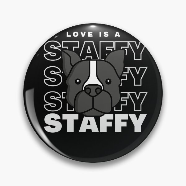 Item preview, Love is a Staffy Dog Staffordshire Bull Terrier Dog Lover  designed and sold by SZPdezigns.