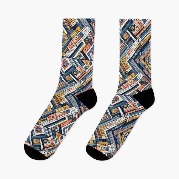 Item preview, Rectangular Futuristic Pattern designed and sold by AIrtisticPrints.