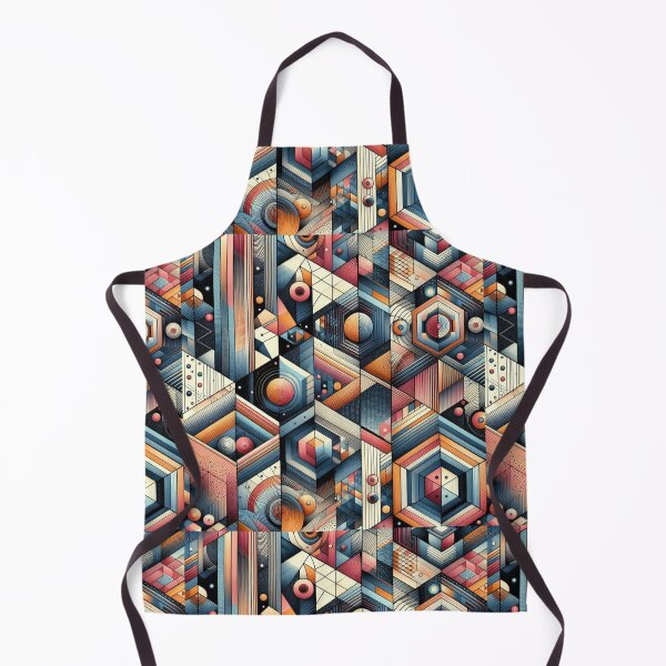 Item preview, Rectangular Futuristic Pattern designed and sold by AIrtisticPrints.