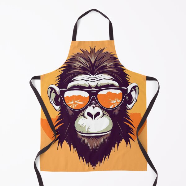 Item preview, Monkey wearing sunglasses on the beach designed and sold by Mustafa Mitwally.