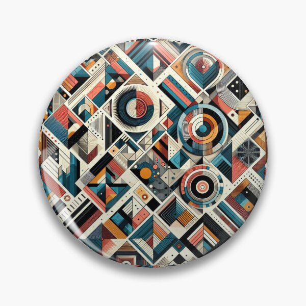 Item preview, Rectangular Futuristic Pattern designed and sold by AIrtisticPrints.
