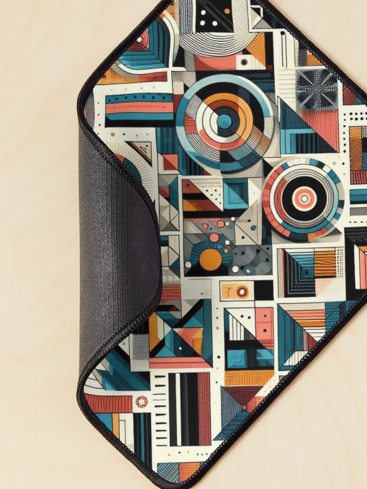 Thumbnail 2 of 5, Mouse Pad, Rectangular Futuristic Pattern designed and sold by AIrtisticPrints.