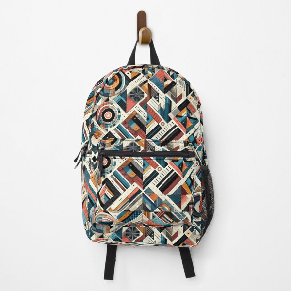 Item preview, Rectangular Futuristic Pattern designed and sold by AIrtisticPrints.