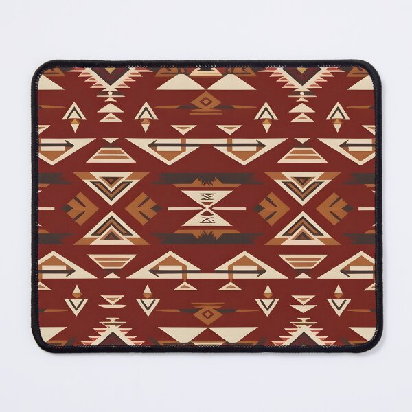 Item preview, Red indigenous Diamond oldschool pattern designed and sold by iPreet-fx.