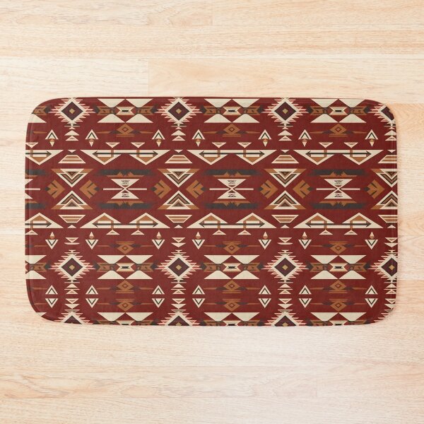 Item preview, Red indigenous Diamond oldschool pattern designed and sold by iPreet-fx.