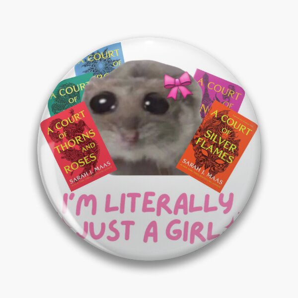Item preview, SJM Series Just A Girl Meme Funny ACOTAR Sticker designed and sold by pinespice.