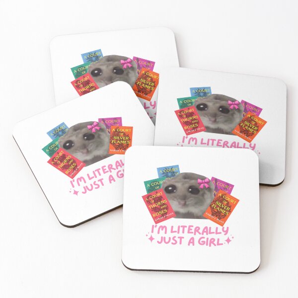 Item preview, SJM Series Just A Girl Meme Funny ACOTAR Sticker designed and sold by pinespice.