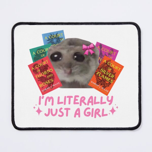 Item preview, SJM Series Just A Girl Meme Funny ACOTAR Sticker designed and sold by pinespice.