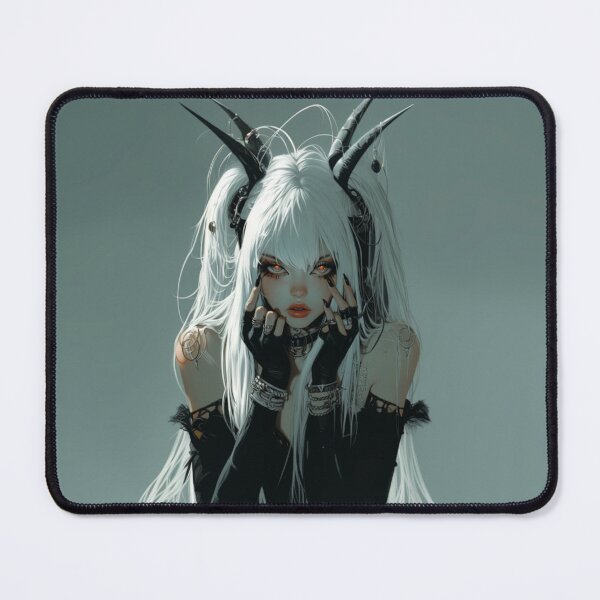 Item preview, White demon Girl designed and sold by CursedbyLilith.
