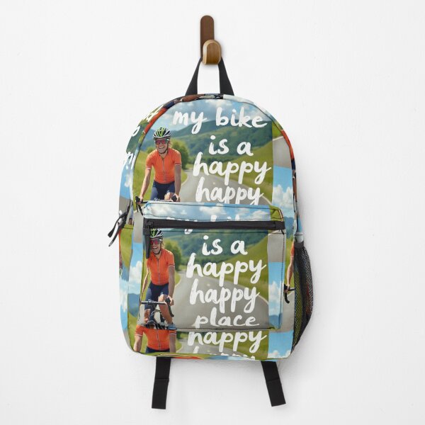 Item preview, My Bike is My Happy Place - Perfect Gift for Bike Lovers designed and sold by Triathlongram.