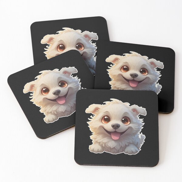 Item preview, Cute White Puppy Art 2 designed and sold by BAMEN.