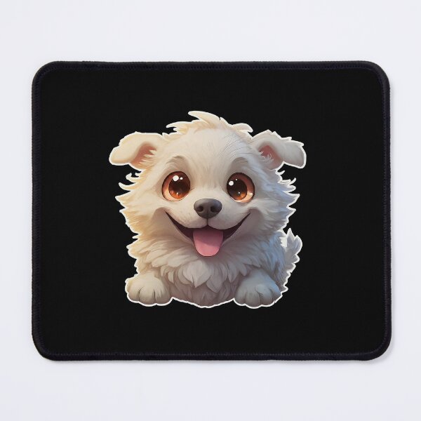 Item preview, Cute White Puppy Art 2 designed and sold by BAMEN.