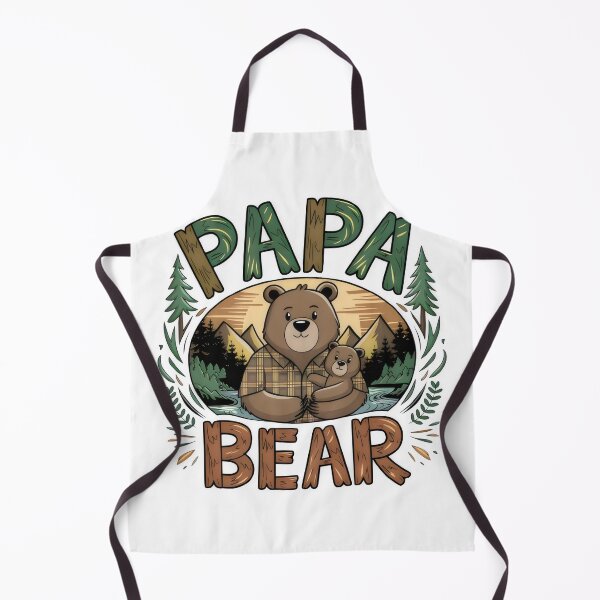 Item preview, Papa Bear's Love - Father and Cub Embrace designed and sold by CrystalCove11.