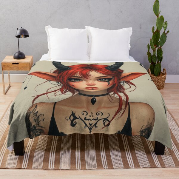 Item preview, Goat Anime Girl designed and sold by CursedbyLilith.