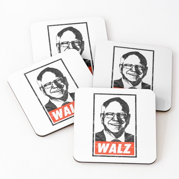 Item preview, Tim Walz (White Worn Look) designed and sold by politicalamity.