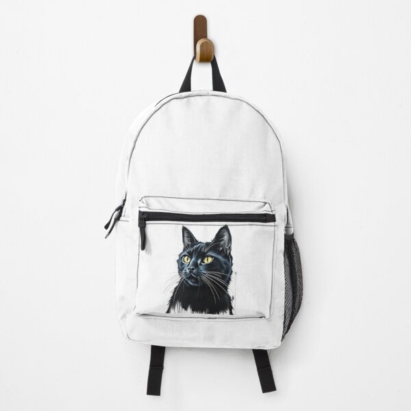 Item preview, A cute black cat portrait designed and sold by MysticArtPrints.