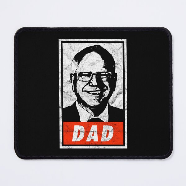 Item preview, Tim Walz Dad (Black Worn Look) designed and sold by politicalamity.