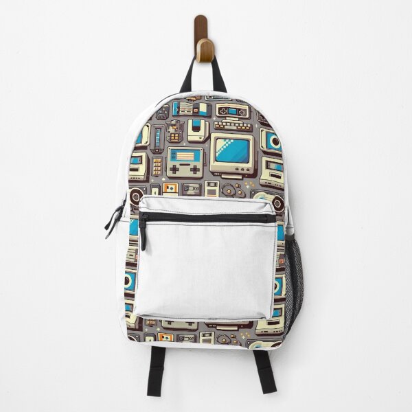 Item preview, Retro Tech Pattern - Vintage Computer Icons designed and sold by Frank-DigiArt.