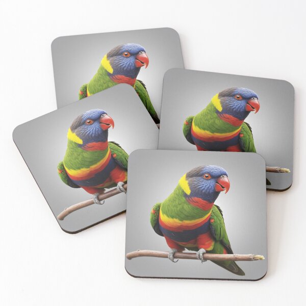 Item preview, Rainbow Lorikeet Perched on Branch designed and sold by laguitan10.
