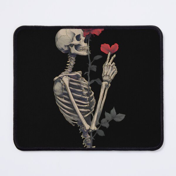 Item preview, Skeleton Ghost Holding a Red roes-Photoroom designed and sold by MinimalSim.
